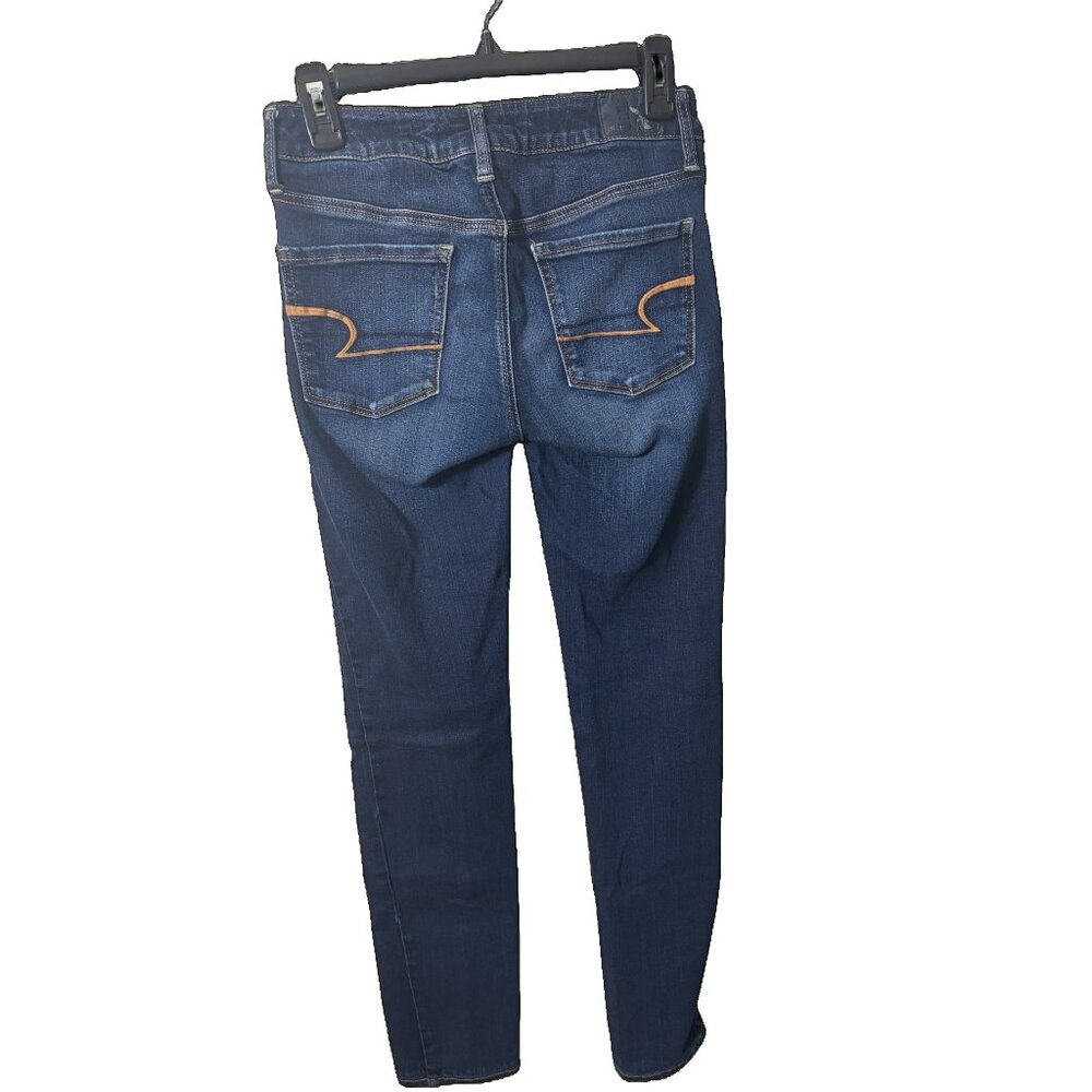 Women's AE Straight Jeans Sz 2 - Picture 2 of 3